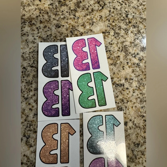 Taylor Swift “13” Temporary Tattoos Set of 12 - Picture 2 of 6